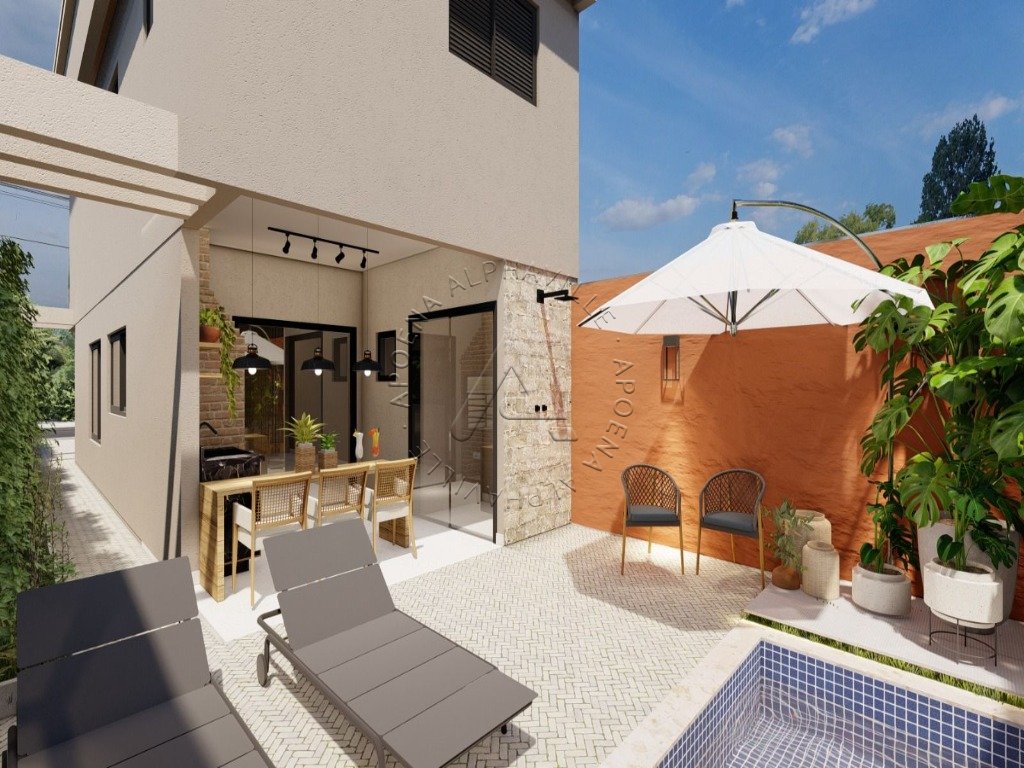 Área gourmet de casa à venda pela Apoena